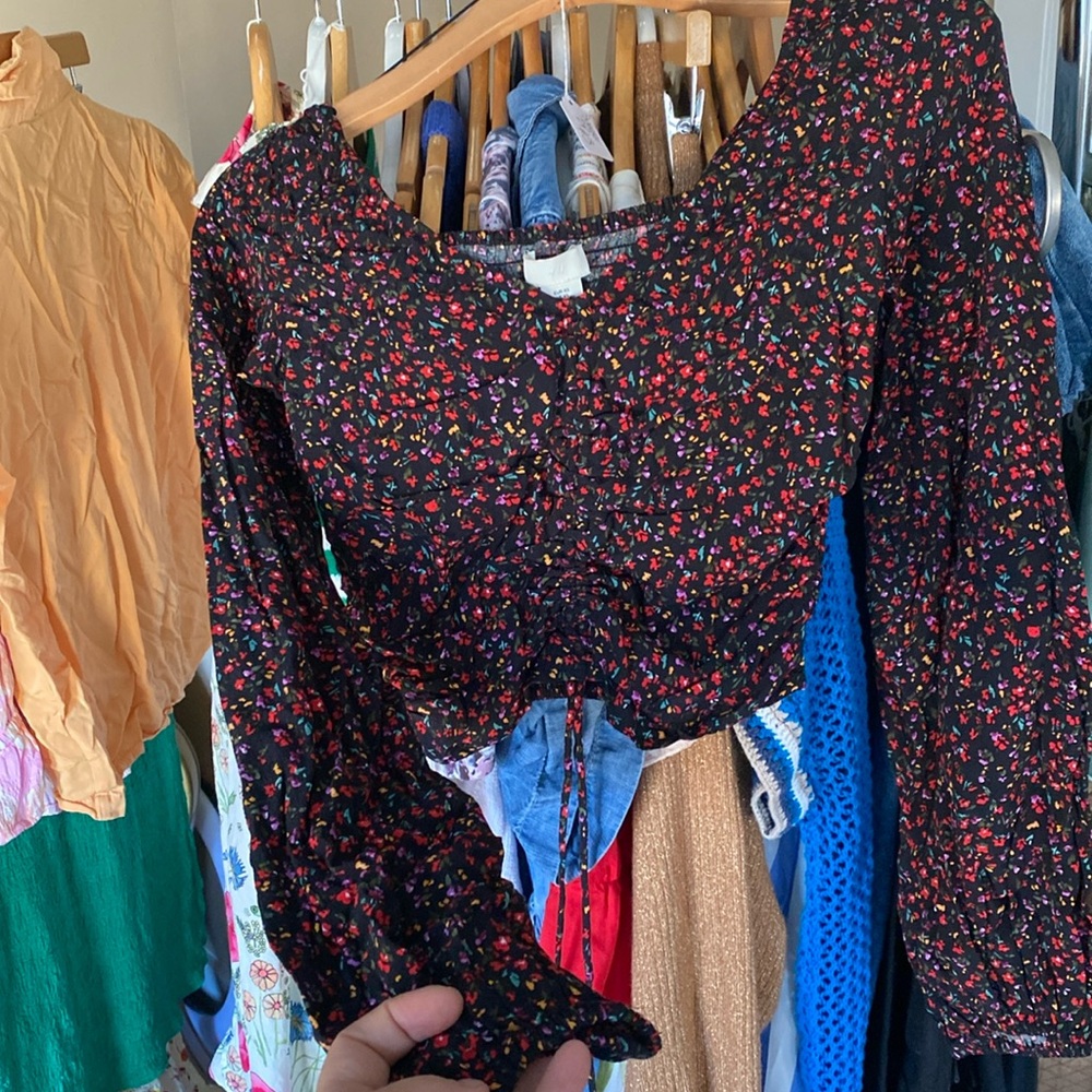 h & M long sleeve floral